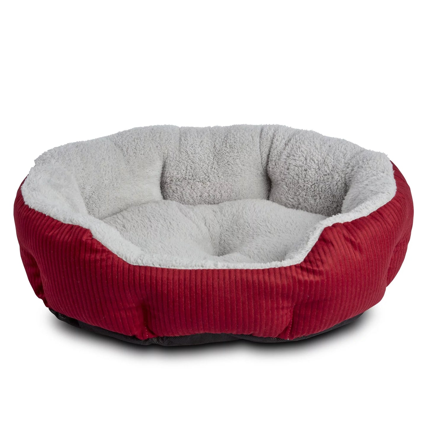 Cuddler Small Cat / Dog Bed Gift Set, Red and Black/White Buffalo Plaid